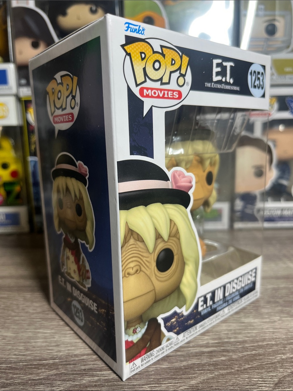Funko Pop! Movies E.T. In Disguise Vinyl Figure — Beige, Blonde, Pink, Black - Picture 2 of 4